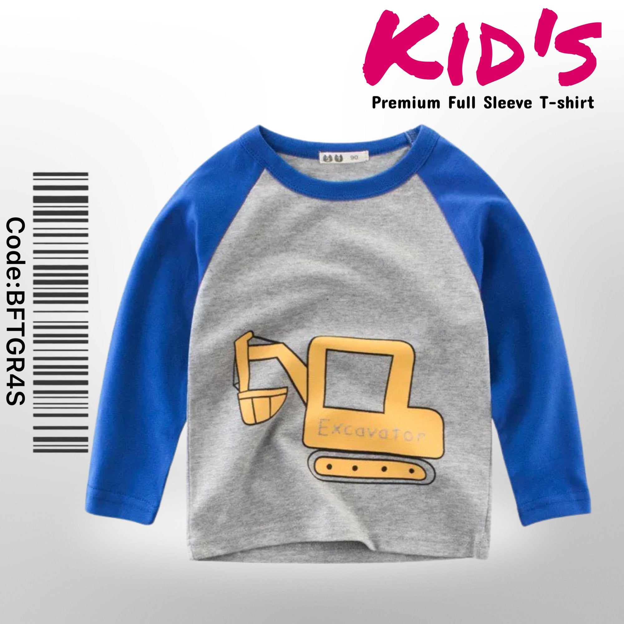 Kids Cotton Full Sleeve T-Shirt Boys And Girls Legacy Boutiques Legacy Boutiques