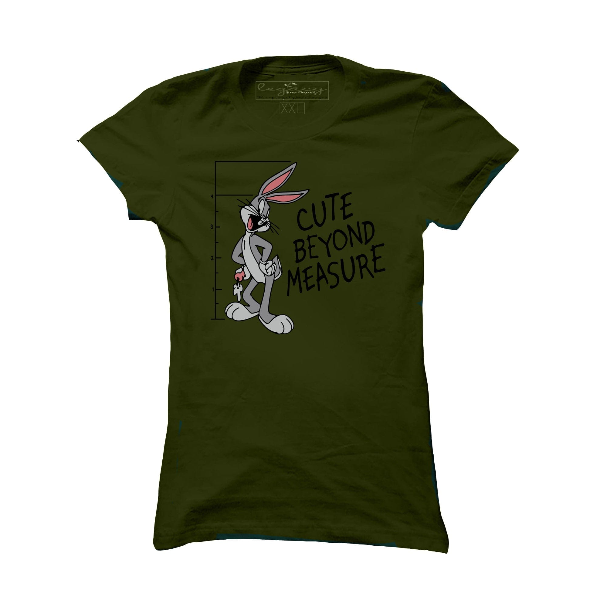 Ladies Short Sleeve cotton T-Shirt Olive Legacy Boutiques Legacy Boutiques