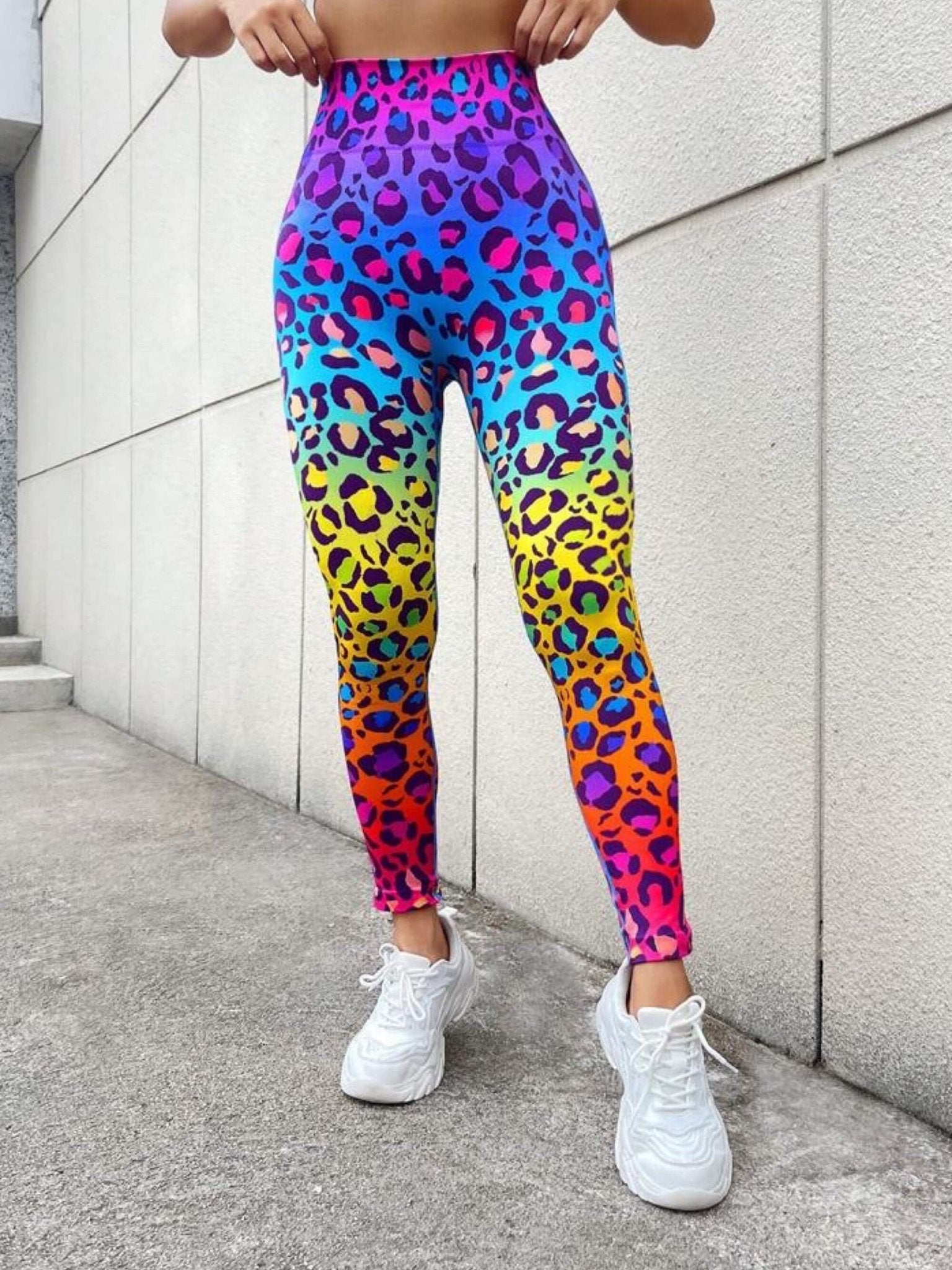 Leopard Printed Sports Leggings Legacy Boutiques Legacy Boutiques