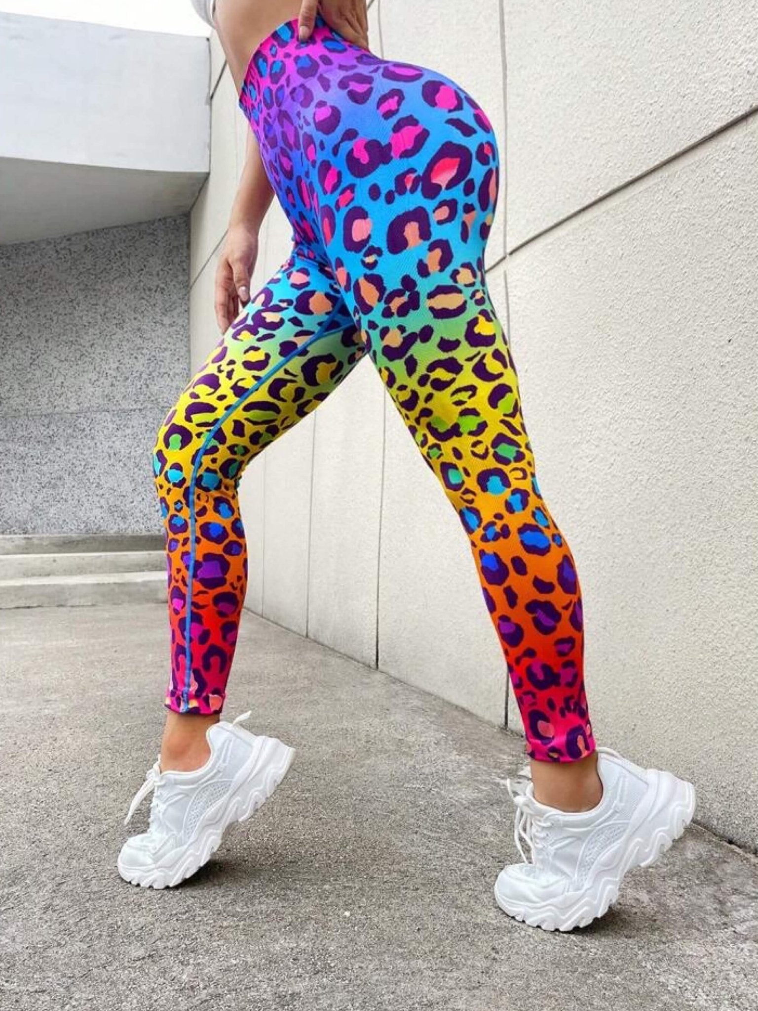 Leopard Printed Sports Leggings Legacy Boutiques Legacy Boutiques