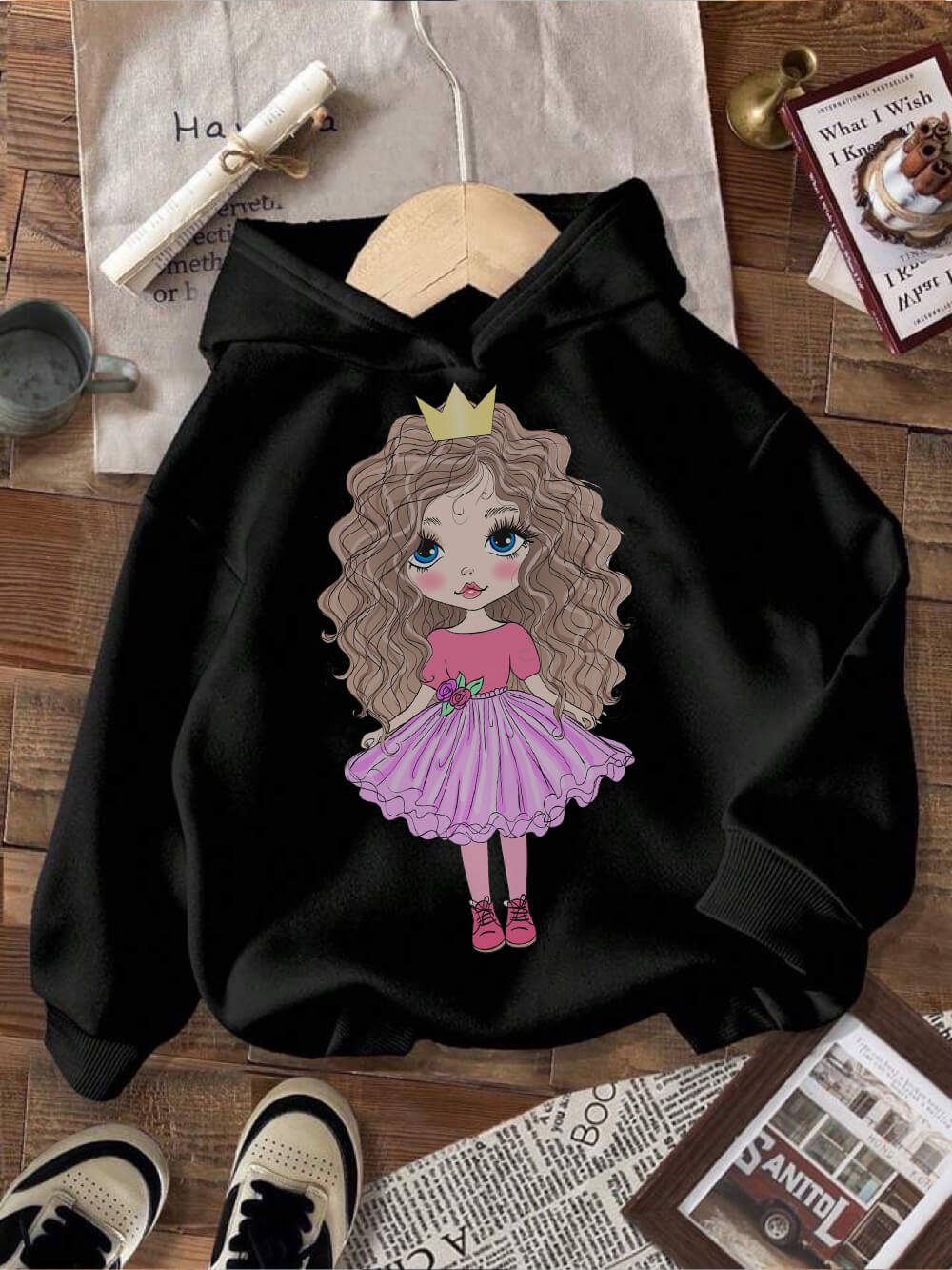 Little Doll Girl Printed Baby Boy And Girl Casual Cotton Hoodie Legacy Boutiques Bangladesh Legacy Boutiques Legacy Boutiques