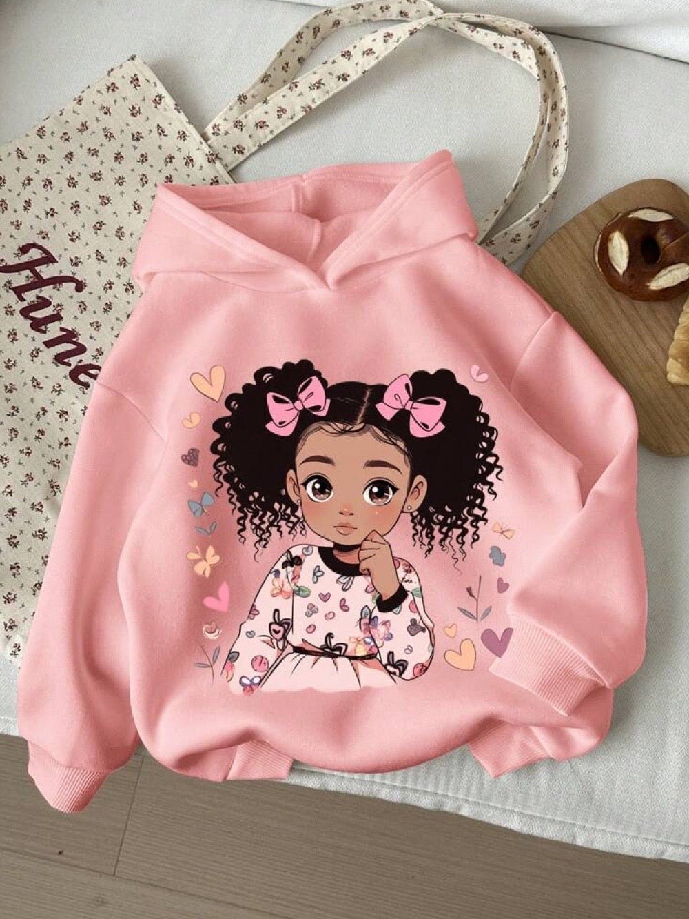 Little Girl Printed Babys Girls Boys Hoodie Legacy Boutiques Legacy Boutiques