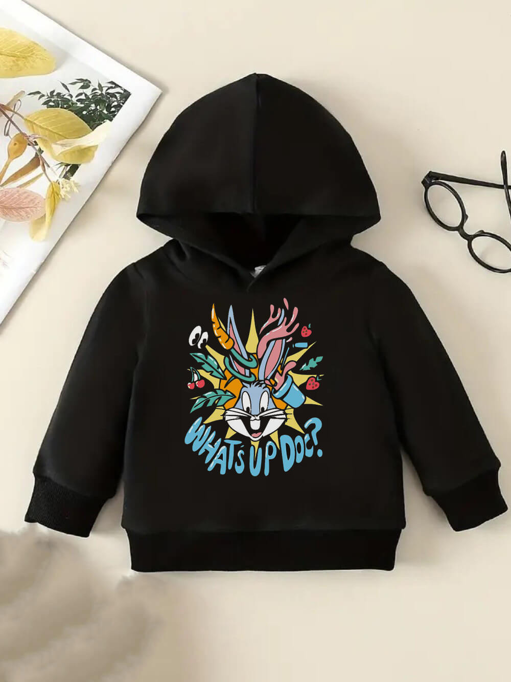 Looney Tunes Cartoon Bunny Whats Up Doc Printed Baby Boy And Girl Casual Cotton Hoodie Legacy Boutiques Bangladesh Legacy Boutiques Legacy Boutiques