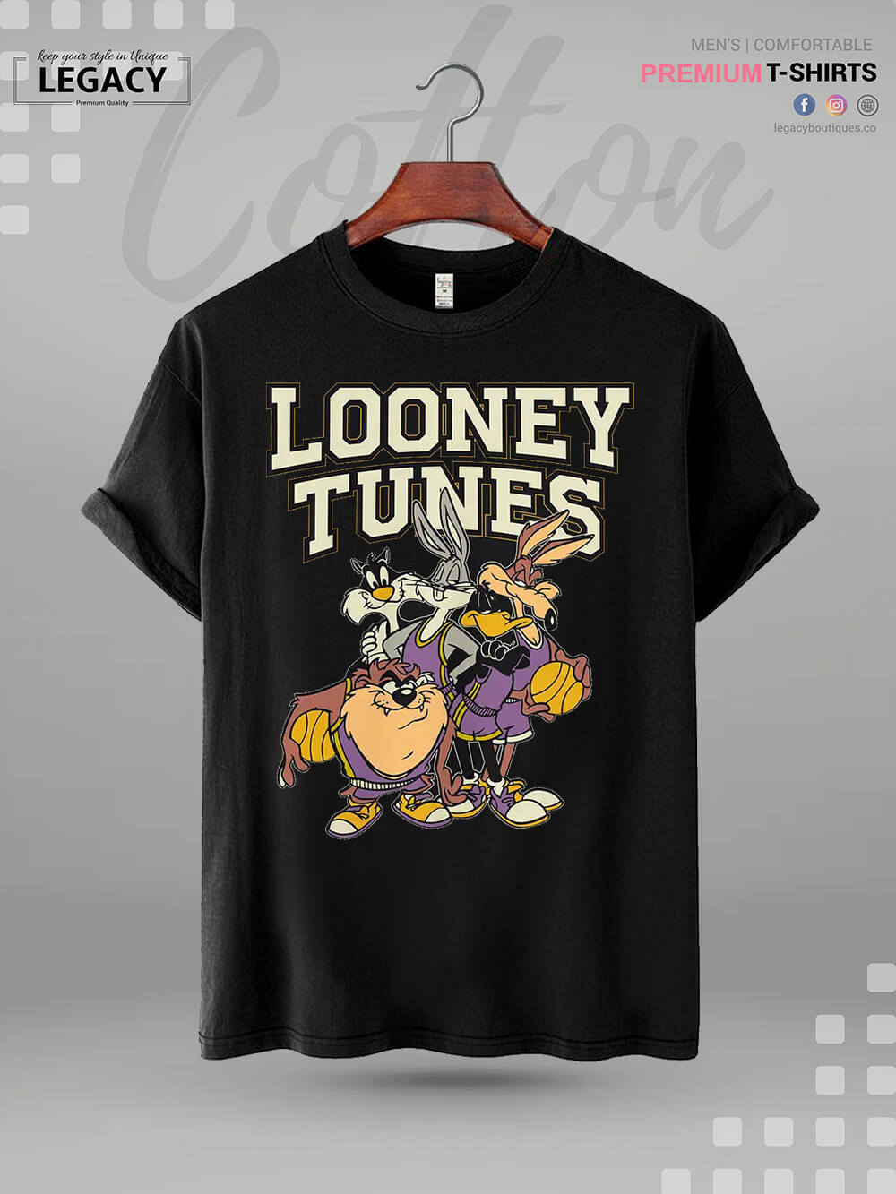 Looney Tunes Print Men&
