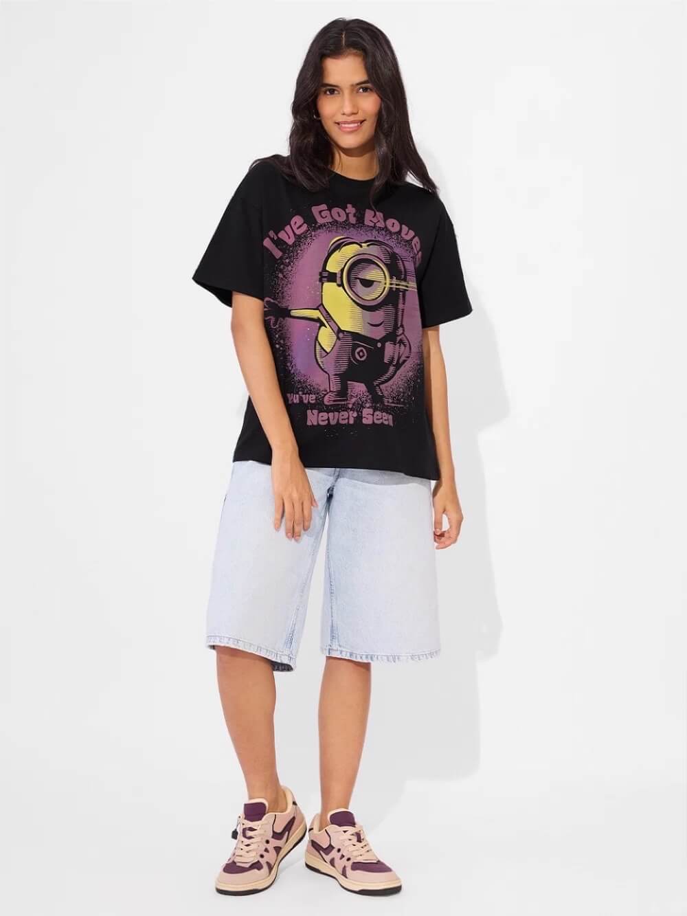 Low Price Minions Got Moves You have Never Seen Printed Premium Quality Womens Drop Shoulder T shirt Legacy Boutiques Dhaka Legacy Boutiques Legacy Boutiques