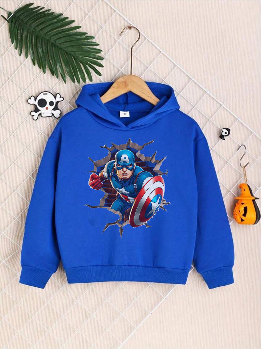 Marvel Avengers Captain America Shield Printed Kids Casual Hoodie Legacy Boutiques Dhaka Legacy Boutiques Legacy Boutiques