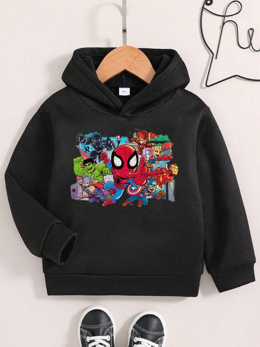 Marvel Team Characters Printed Casual Hoodie For Baby Boys Girls Legacy Boutiques Dhaka Legacy Boutiques Legacy Boutiques