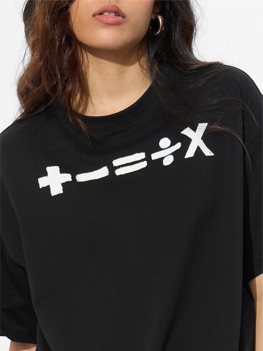 Mathematics Symbols Printed Premium Quality Womens Drop Shoulder T shirt Legacy Boutiques Dhaka Legacy Boutiques Legacy Boutiques