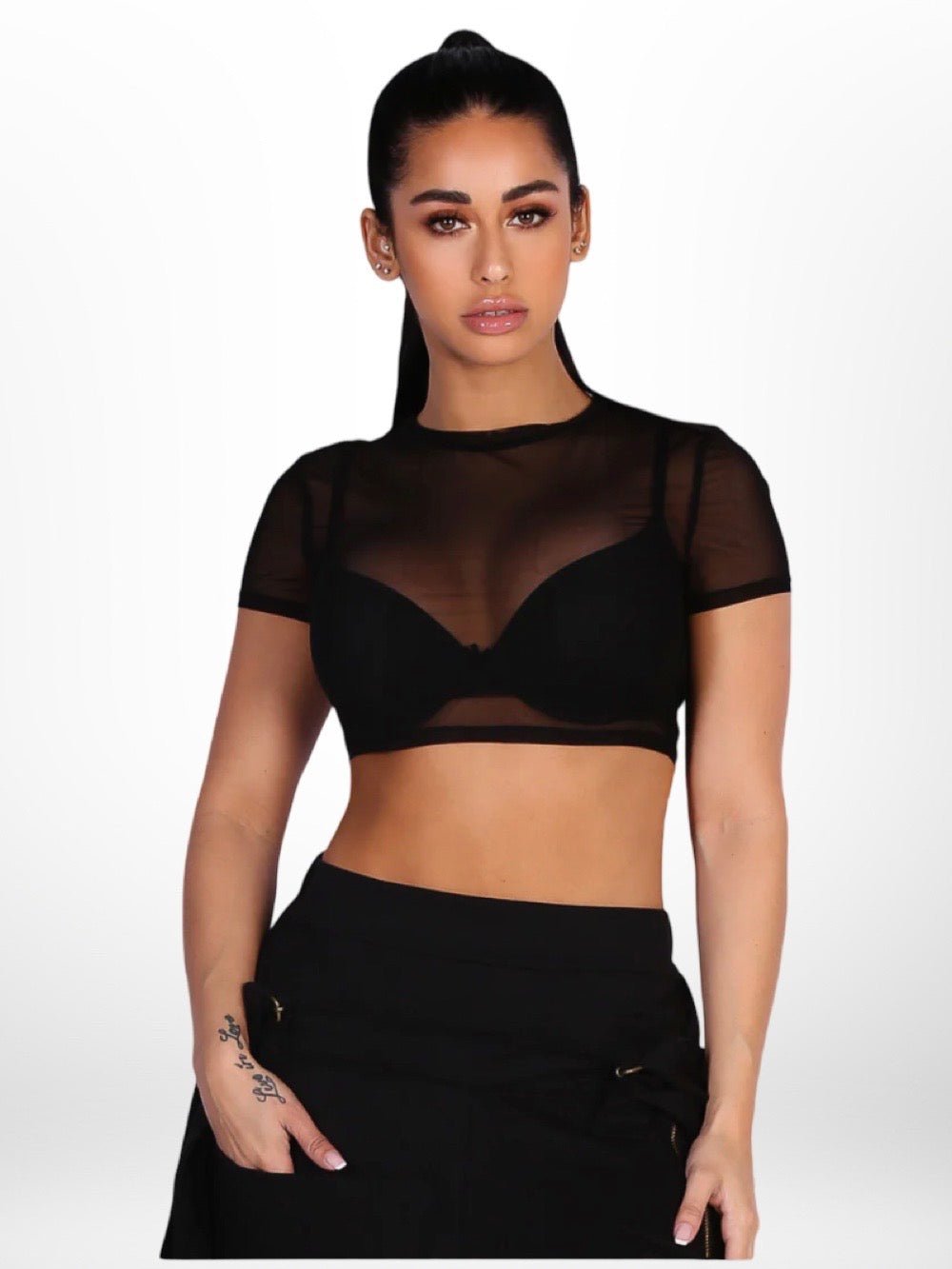 Mesh Crop Top | Legacy Boutiques Legacy Boutiques Legacy Boutiques