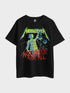 Metallica And Justice For All Heavy Metal Printed Oversized Men&