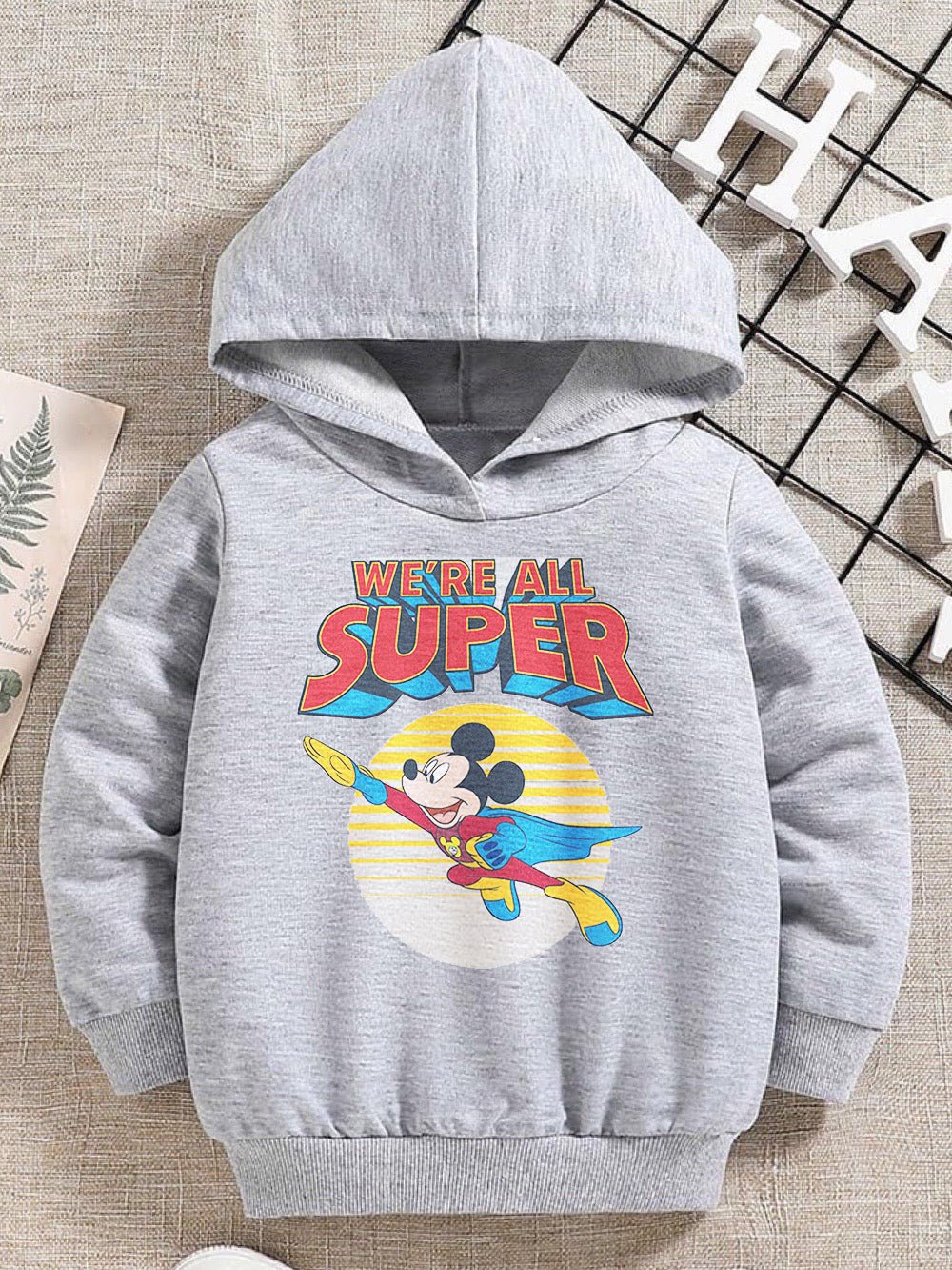 Mickey Mouse Printed Baby Boys Girls Cotton Hoodie in Dhaka Legacy Boutiques Legacy Boutiques