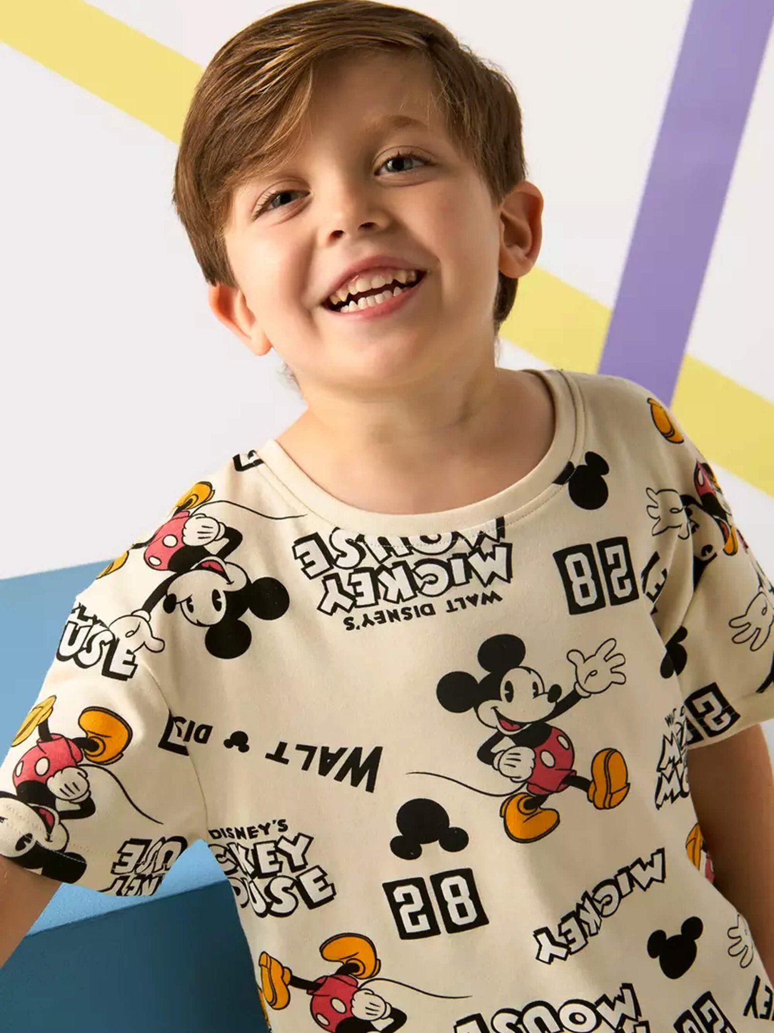 Mickey Mouse Printed Baby & Kids Super Comfy T-shirt Set Legacy Boutiques Legacy Boutiques