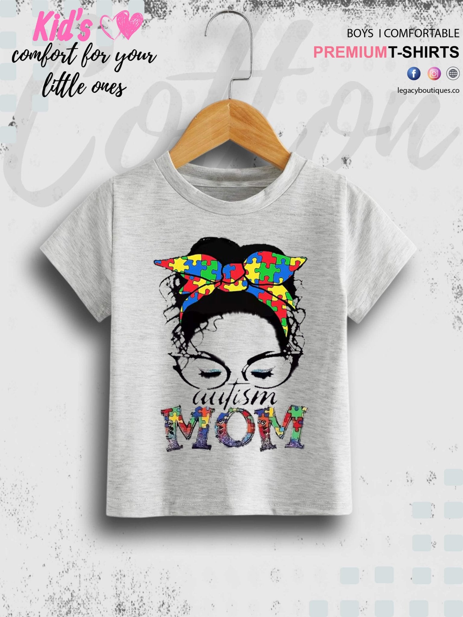 Mom Printed 1 To 11 Year Baby Girls Summer Time T-Shirt In Lowest Price Only In BD Legacy Boutiques Legacy Boutiques