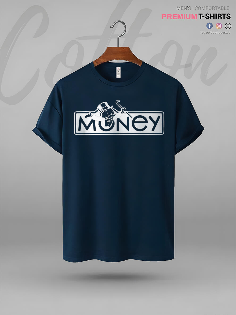 Money Print Good Quality Mens XXXL Tshirt In Lowest Price Only In BD Legacy Boutiques Legacy Boutiques