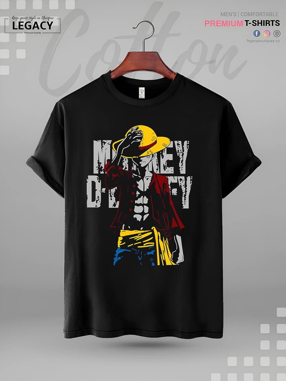 Monkey D. Luffy Fictional Character Print High Quality In Cheapest Price Men&
