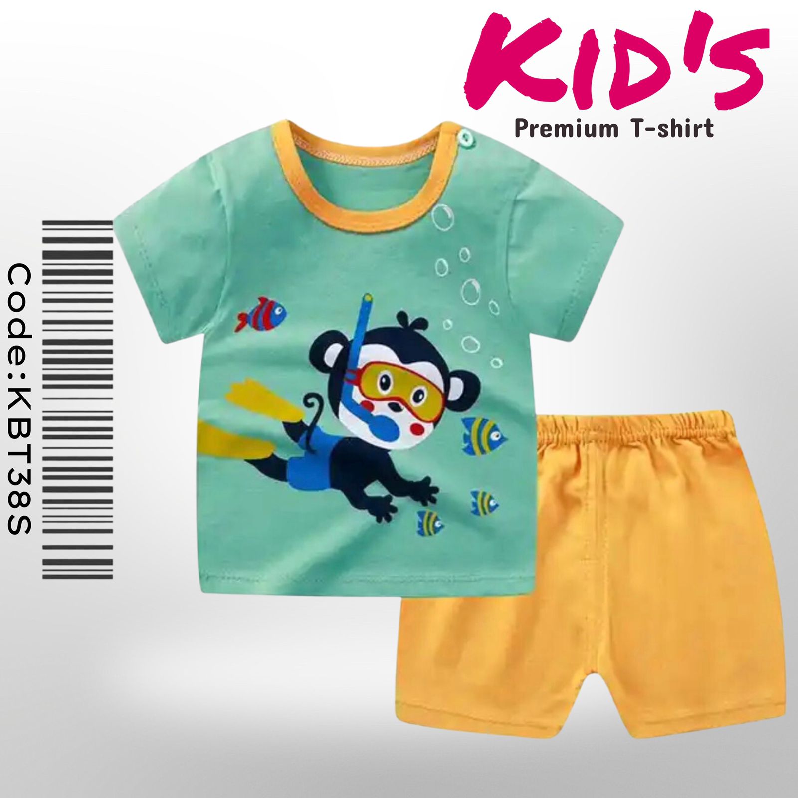 Monkey Print Baby & Kids Super Comfortable T-shirt Legacy Boutiques Legacy Boutiques