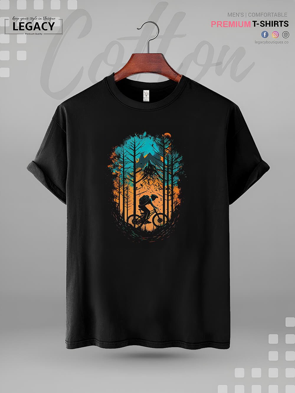 Mountain Bike Good Quality Mens XXXL Tshirt In Lowest Price Only In BD Legacy Boutiques Legacy Boutiques