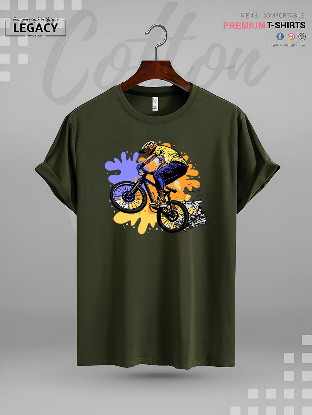 Mountain Bike Printed High Quality Men&