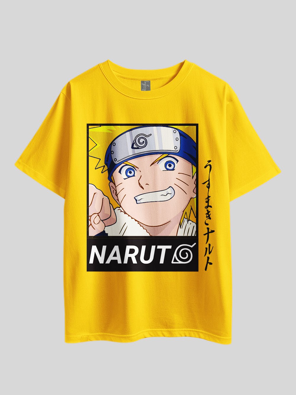 "NARUTO" Bottom Graphic Printed Drop Shoulder T-shirt Legacy Boutiques Bangladesh Legacy Boutiques Legacy Boutiques