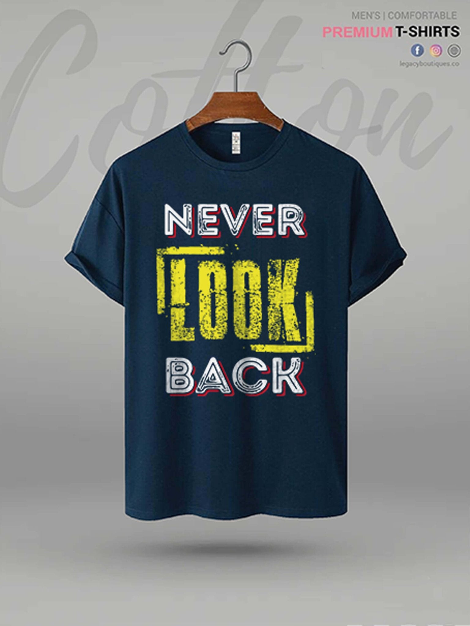 Never Look Back Printed Men&