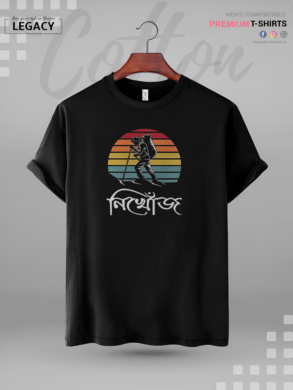 NIKHOJ Print XXL Mens Tshirt In Lowest Price Only In BD Legacy Boutiques Legacy Boutiques