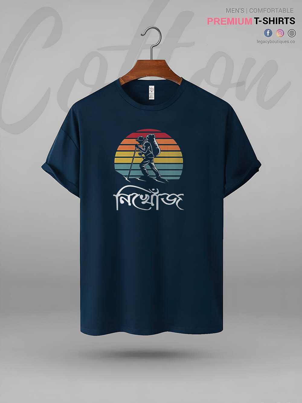 NIKHOJ Print XXL Mens Tshirt In Lowest Price Only In BD Legacy Boutiques Legacy Boutiques