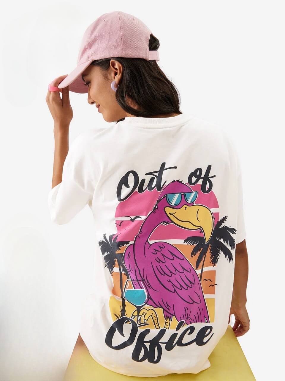 Out Of Office Printed High Quality Womens Drop Shoulder T shirt Legacy Boutiques Bangladesh Legacy Boutiques Legacy Boutiques