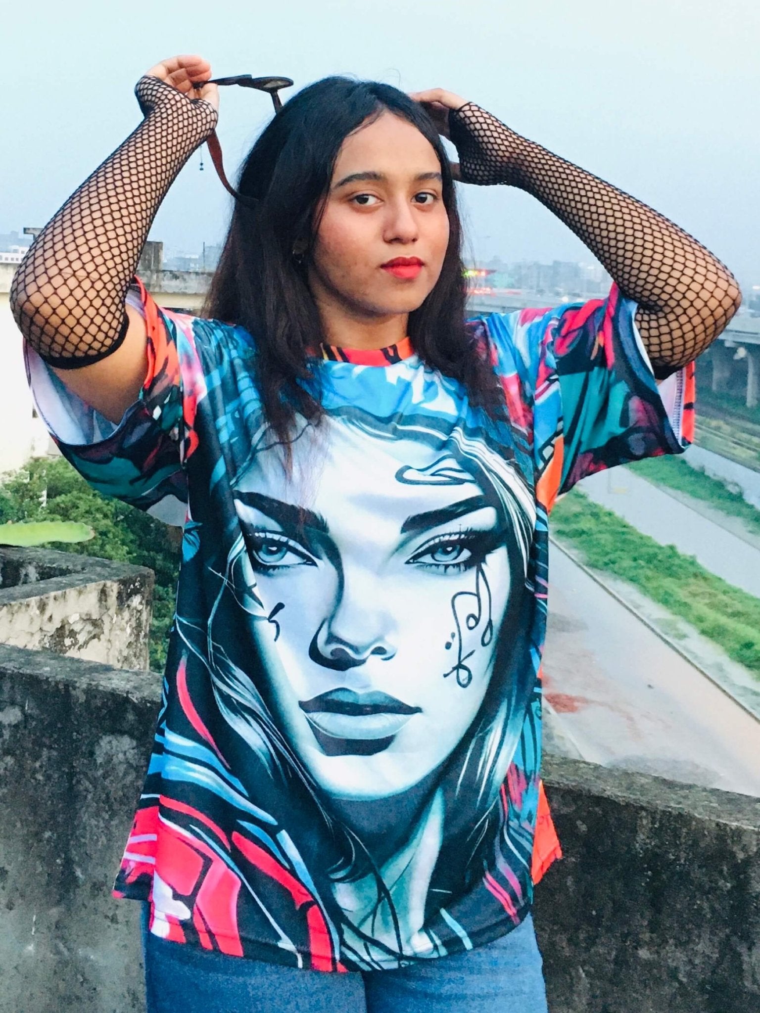 Oversized Picture Printed Tee Legacy Boutiques Legacy Boutiques