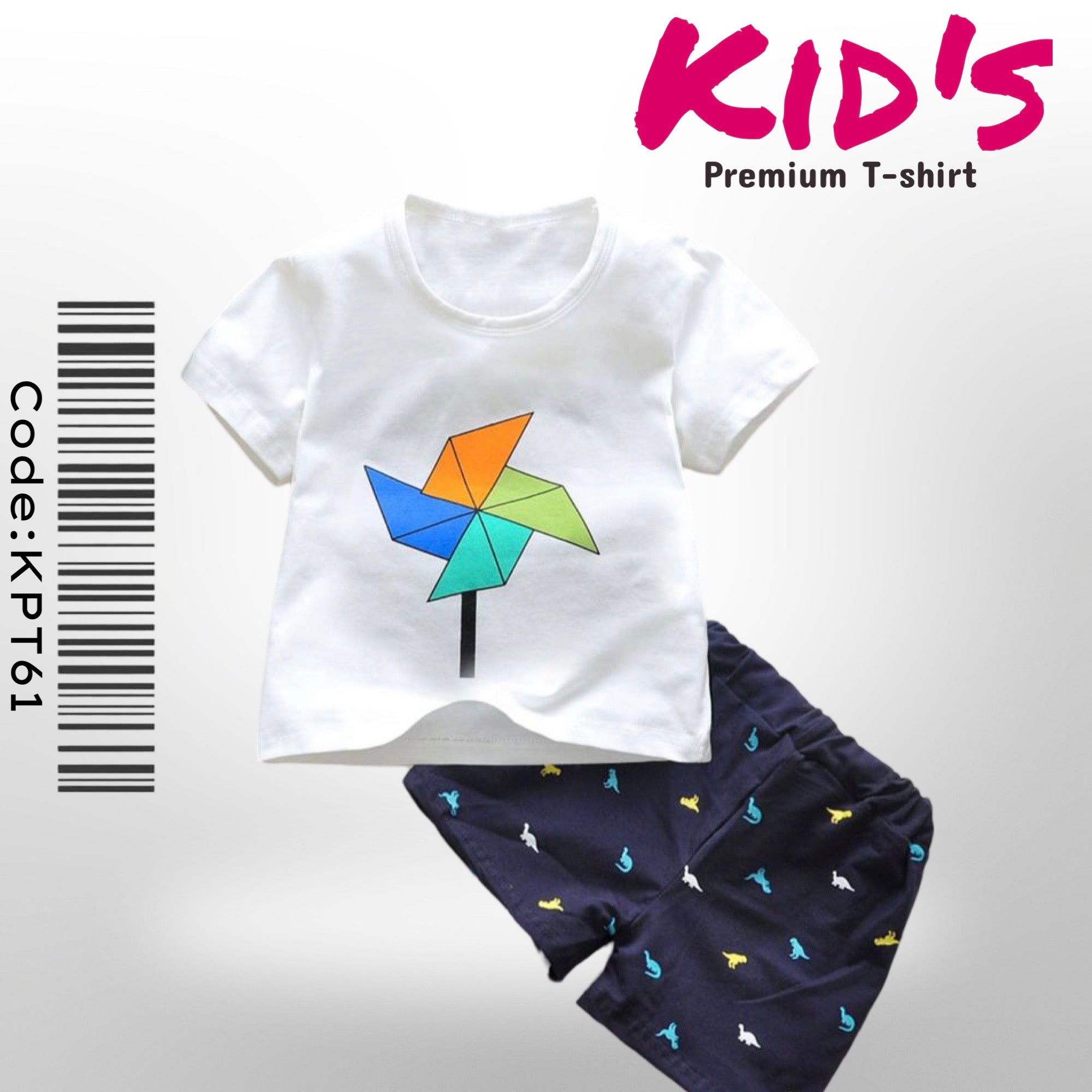 Pinwheel Print Boys & Girls Super Comfortable T-shirt Set | Legacy Boutiques Dhaka Legacy Boutiques Legacy Boutiques