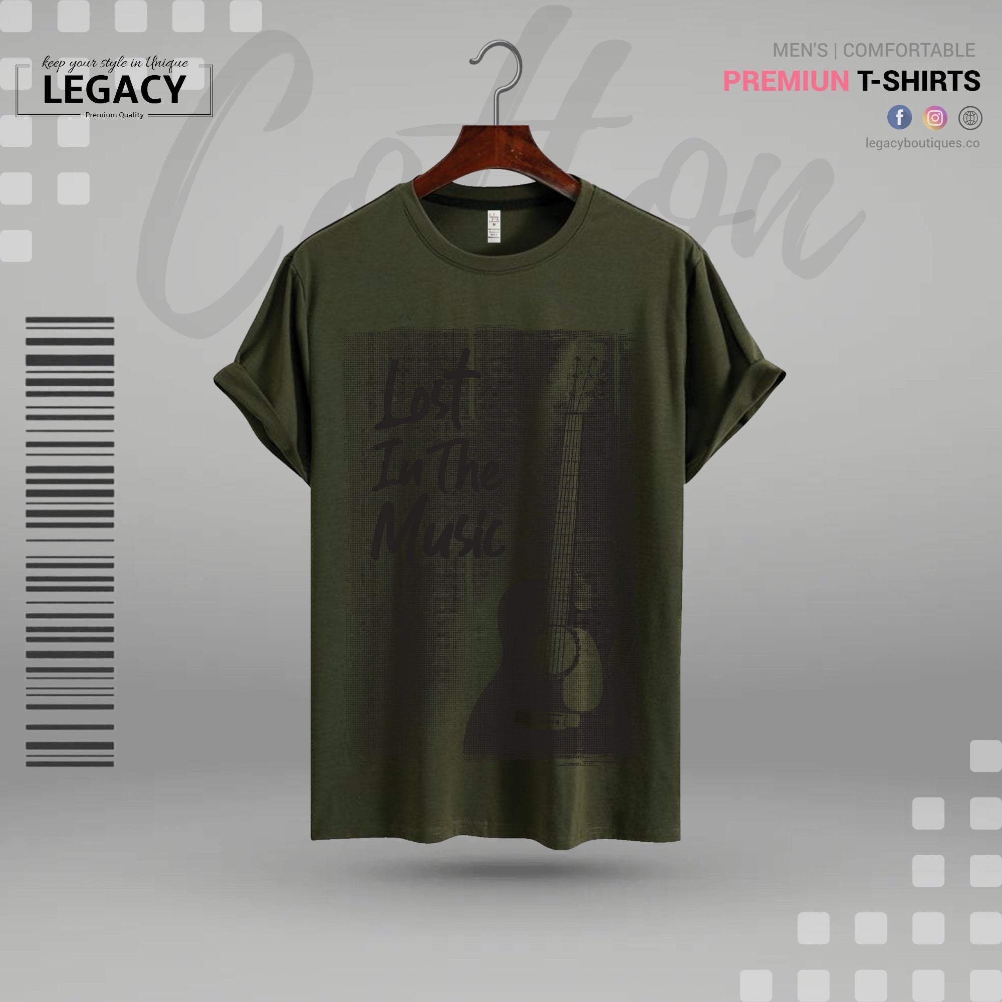 Premium Mens Designer Edition T Shirt Legacy Boutiques Legacy Boutiques