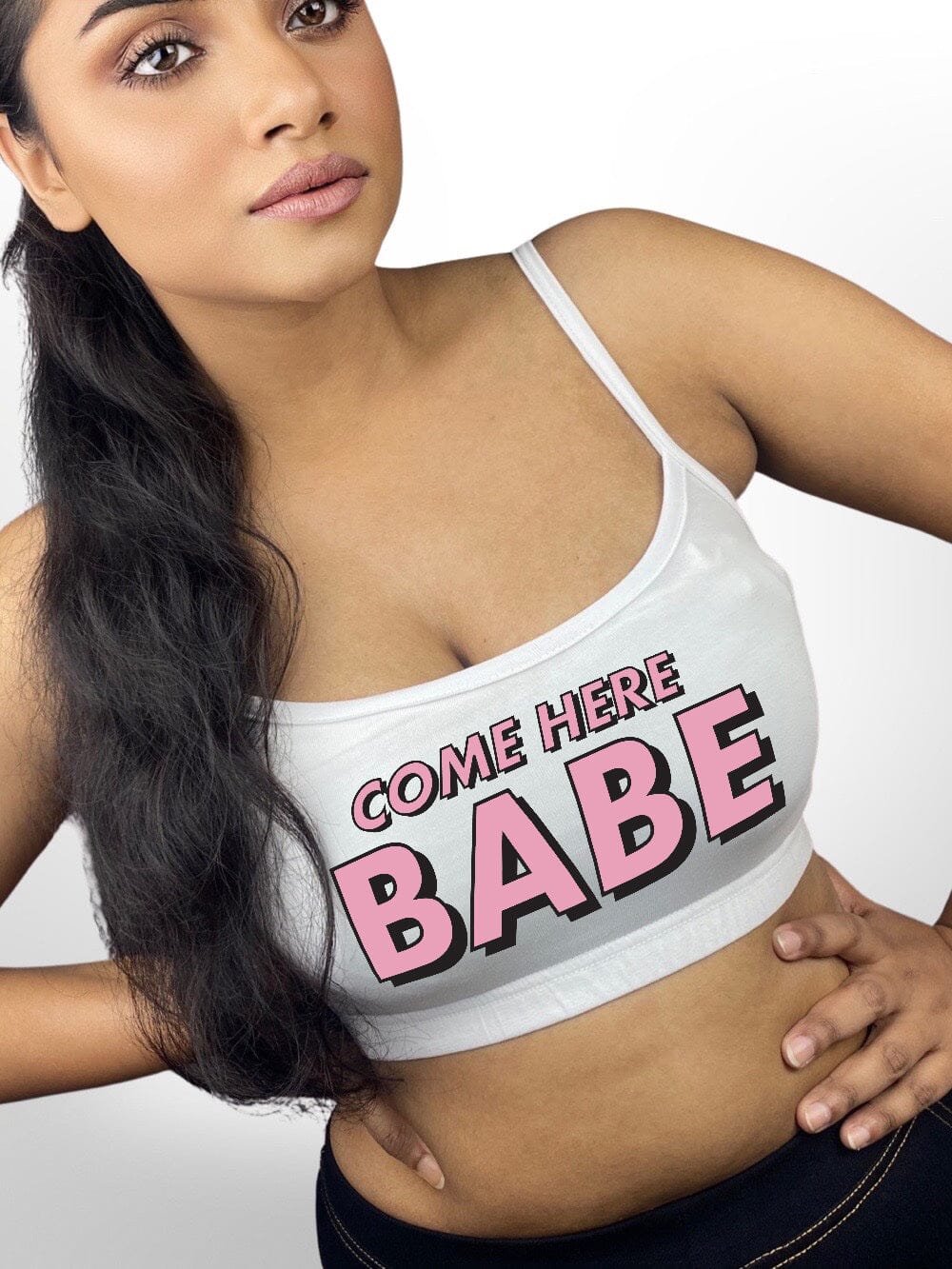 Printed Womens Soft White Soft Bra Legacy Boutiques Legacy Boutiques