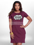 Professional Print Ladies Long T-shirt Maroon Legacy Boutiques Legacy Boutiques