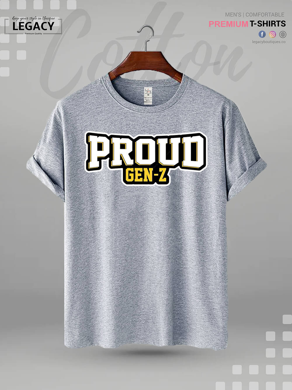 Proud To Be Gen Z Print Men&
