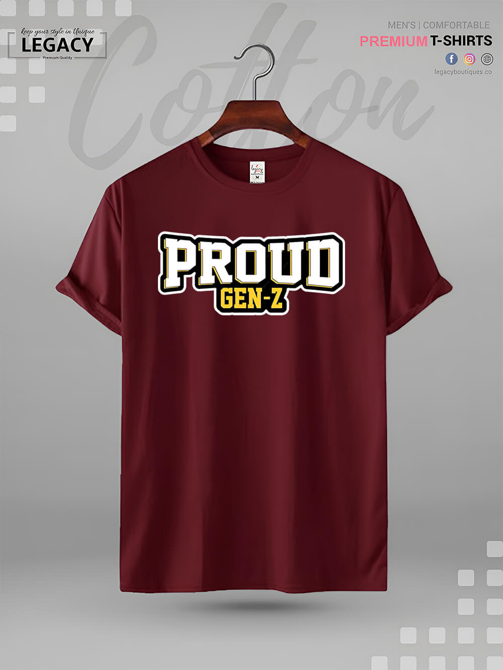 Proud To Be Gen Z Print Men&