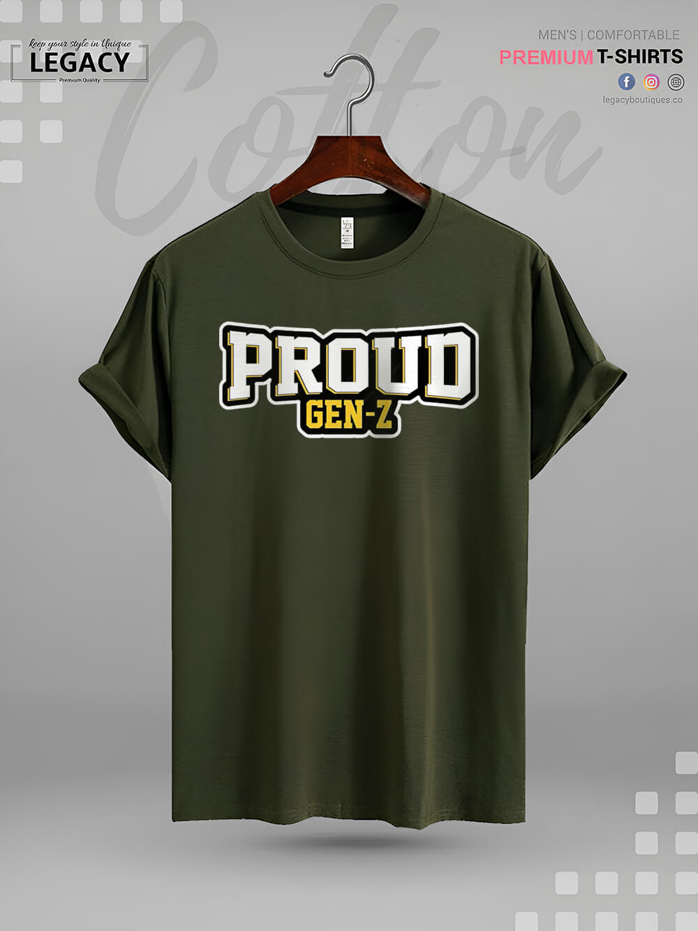 Proud To Be Gen Z Print Men&