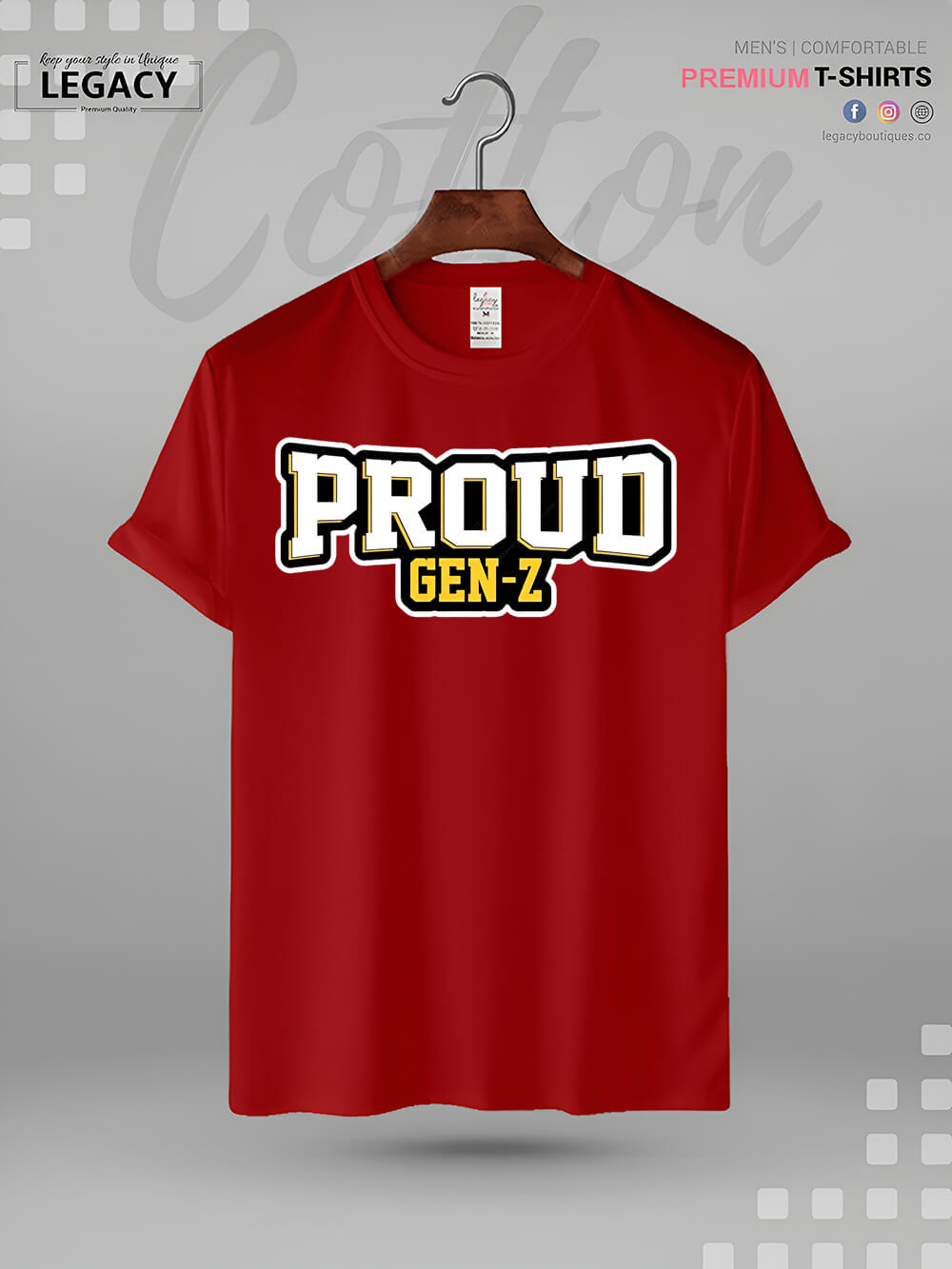 Proud To Be Gen Z Print Men&