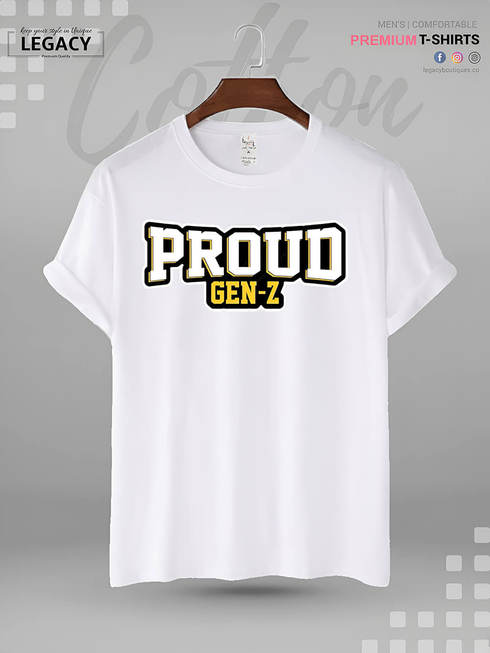 Proud To Be Gen Z Print Men&