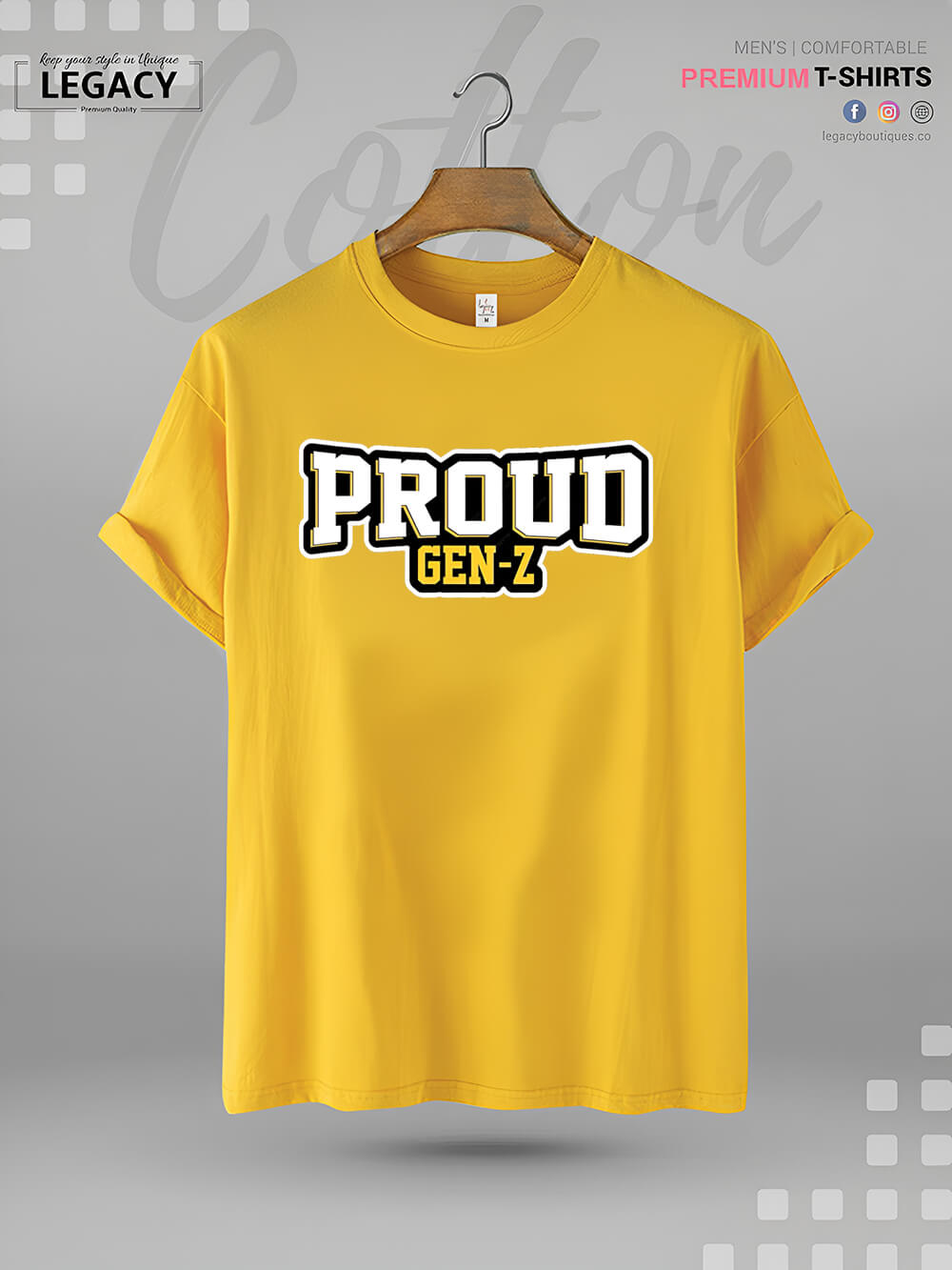 Proud To Be Gen Z Print Men&