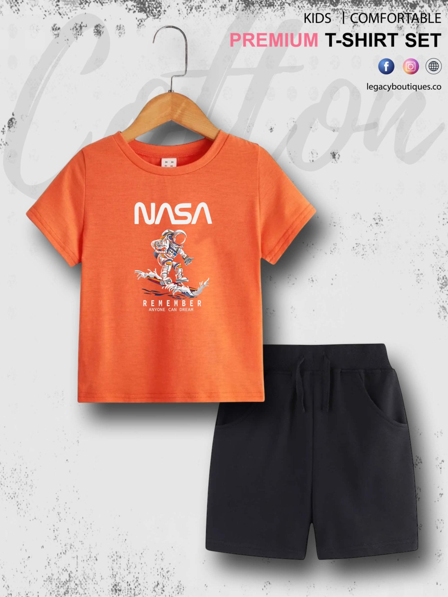 Remember Anyone Can Dream Printed Kids T-shirt Set For 6 Month To 6 Year Legacy Boutiques Legacy Boutiques