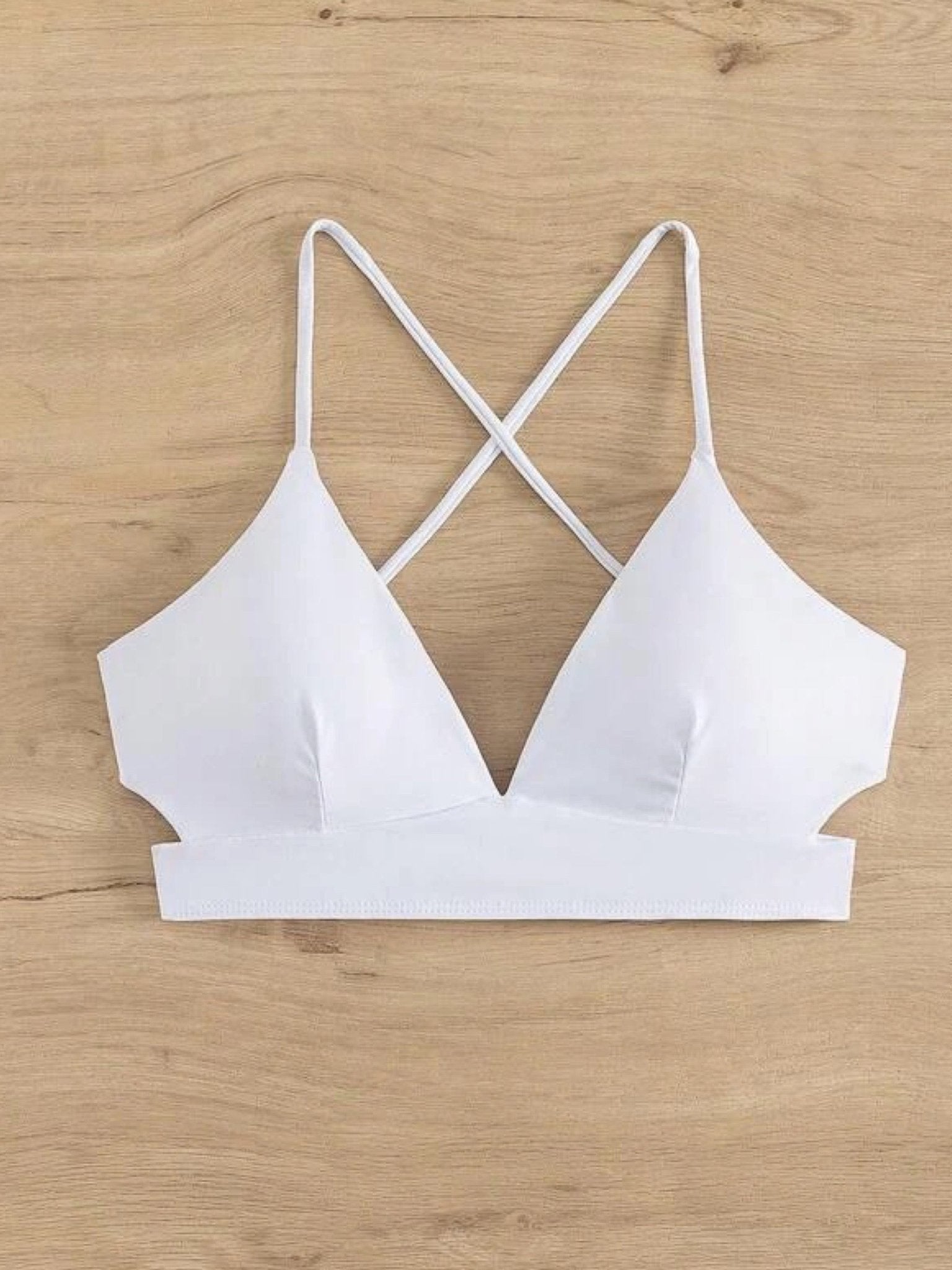Removable Padding Basics Criss Cross Back Cut Out Top Legacy Boutiques Legacy Boutiques
