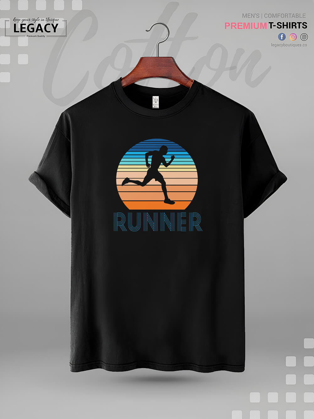 Runner Print Good Quality Mens XXXL Tshirt In Lowest Price Only In BD Legacy Boutiques Legacy Boutiques