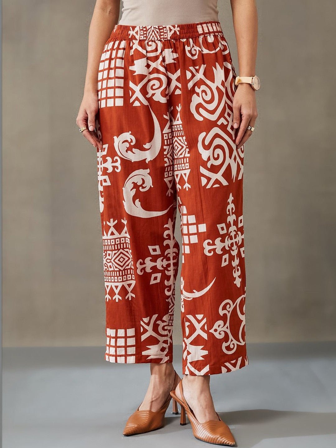 Rust Earth Geo Co - ord Set Legacy Boutiques Legacy Boutiques