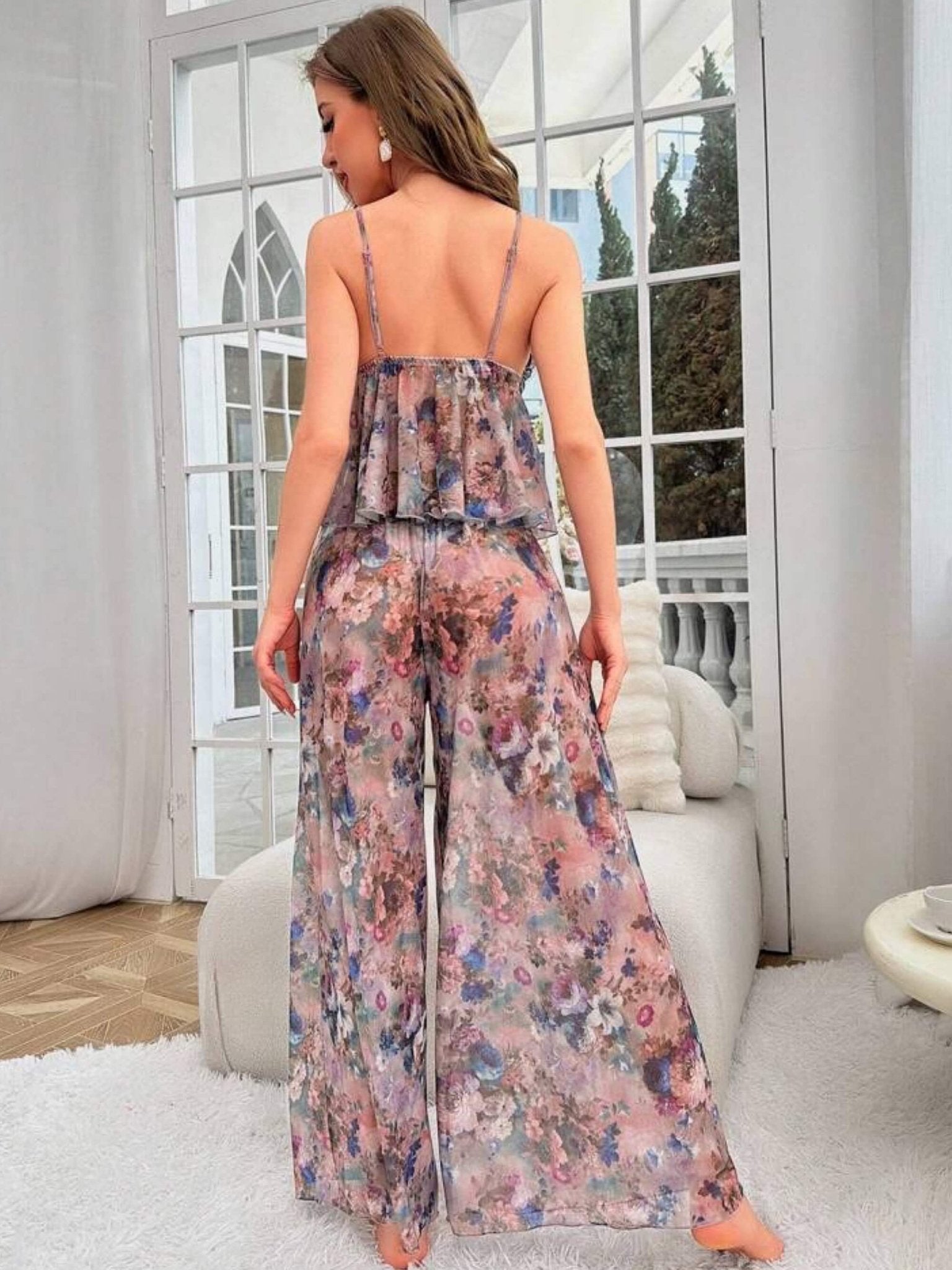 Sexy Ruffle Chic Nighty Set Legacy Boutiques Legacy Boutiques