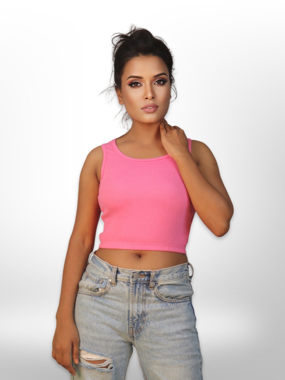 Shape Rib Scoop Neck Crop Top Legacy Boutiques Legacy Boutiques