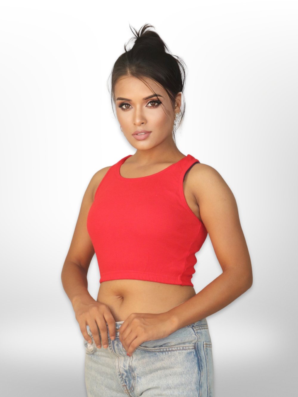 Shape Rib Scoop Neck Crop Top Legacy Boutiques Legacy Boutiques