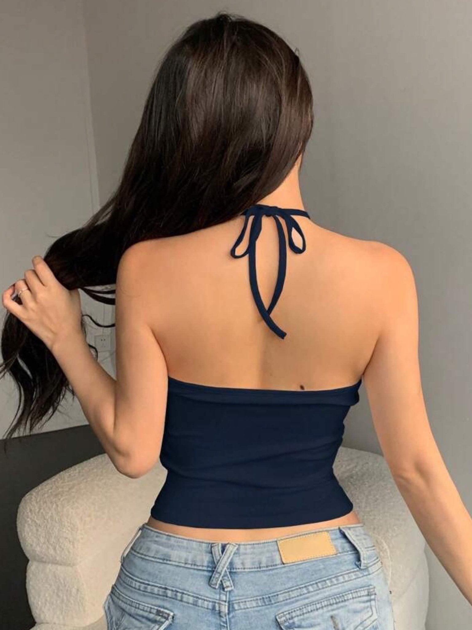 Sleevless Cross Neck Sexy Crop Top Legacy Boutiques Legacy Boutiques