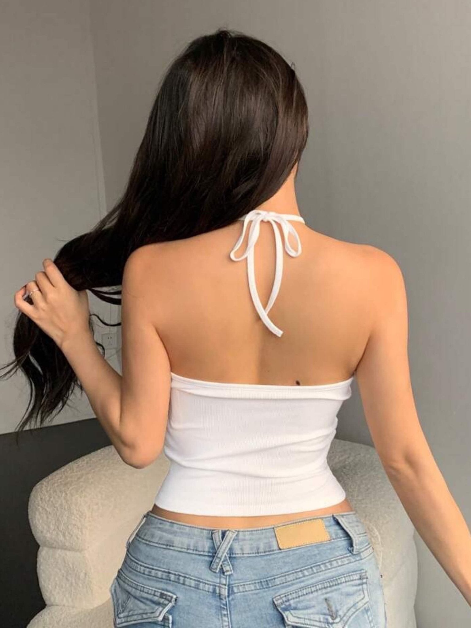 Sleevless Cross Neck Sexy Crop Top Legacy Boutiques Legacy Boutiques