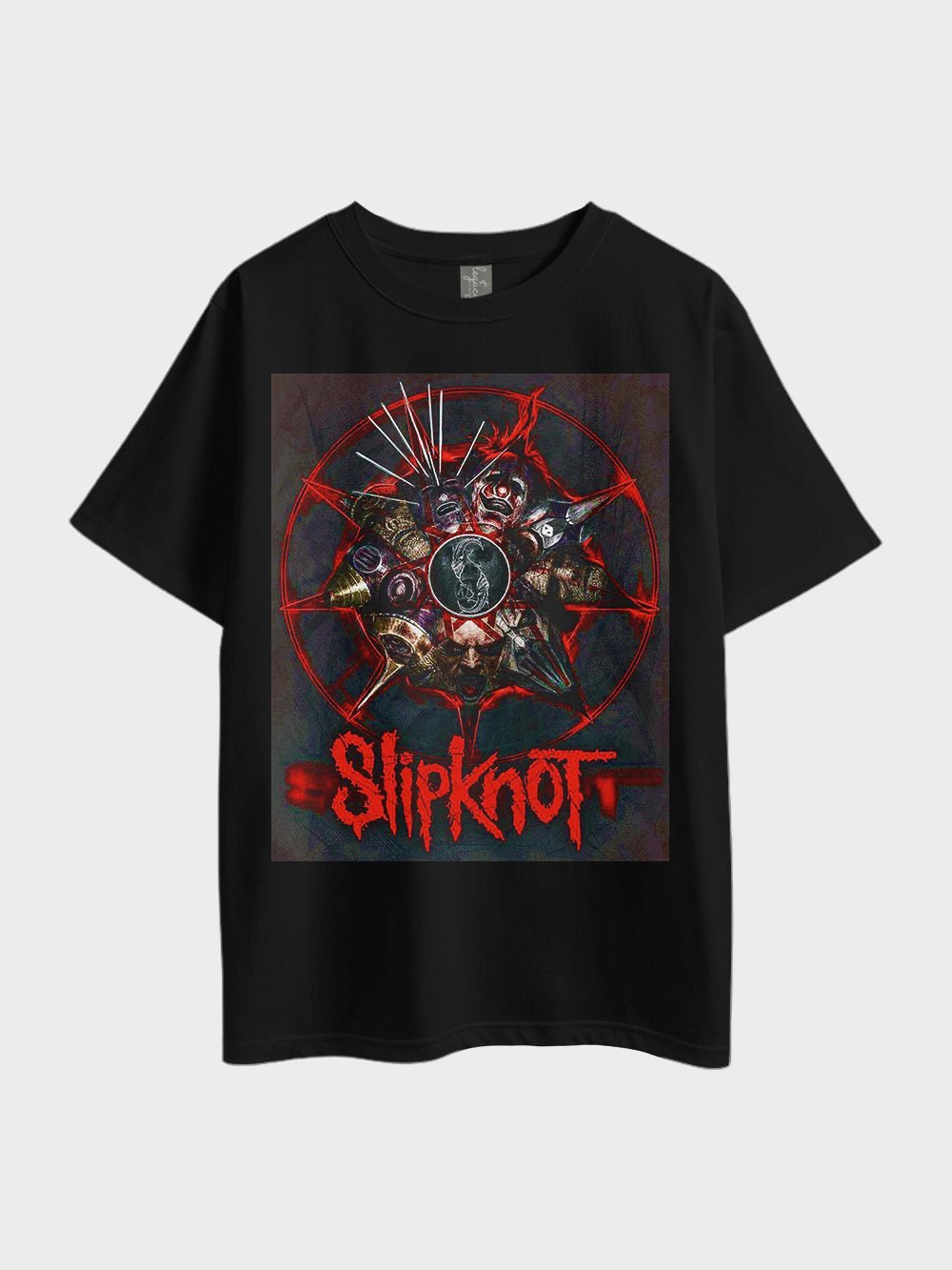 Slipknot Band Printed Heavy Metal Oversized Mens T-shirt Legacy Boutiques Bangladesh Legacy Boutiques Legacy Boutiques