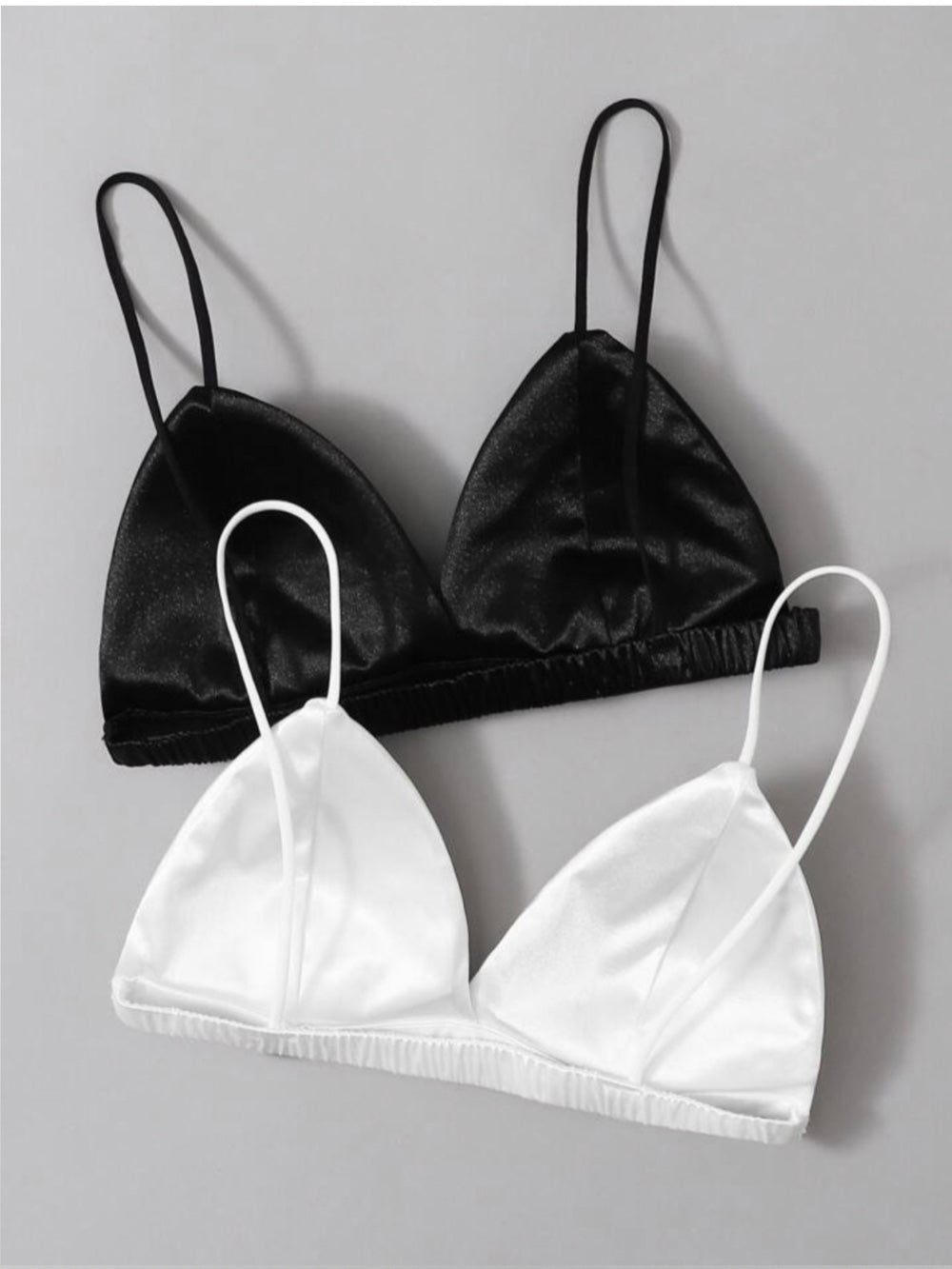Solid Backless Satin Pads bra Legacy Boutiques Legacy Boutiques