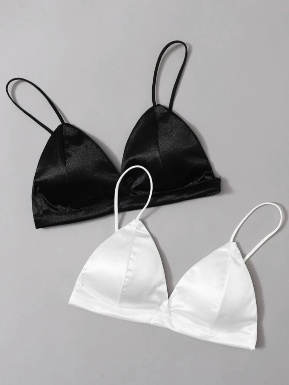 Solid Backless Satin Pads bra Legacy Boutiques Legacy Boutiques